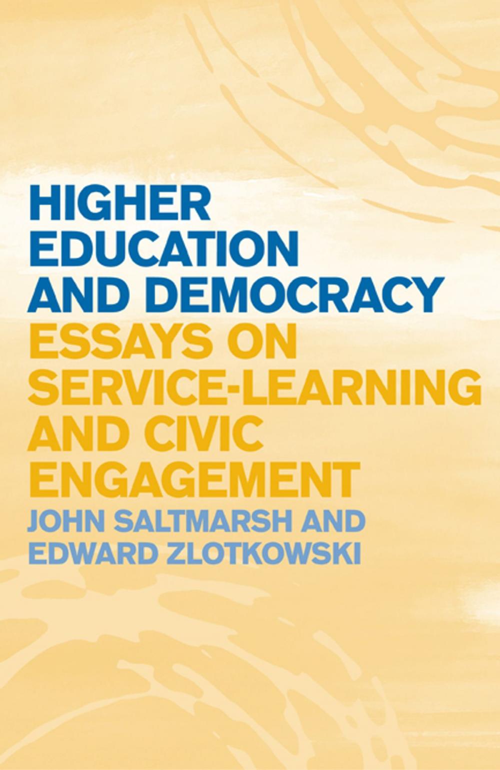 Big bigCover of Higher Education and Democracy