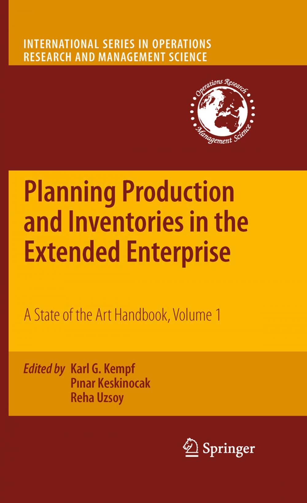 Big bigCover of Planning Production and Inventories in the Extended Enterprise