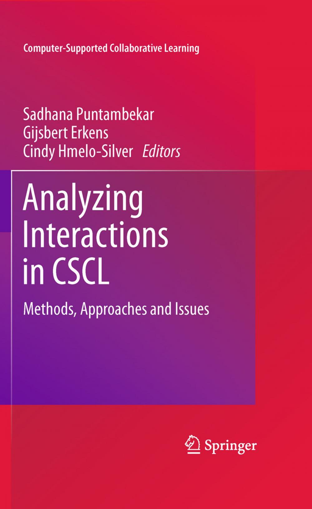 Big bigCover of Analyzing Interactions in CSCL