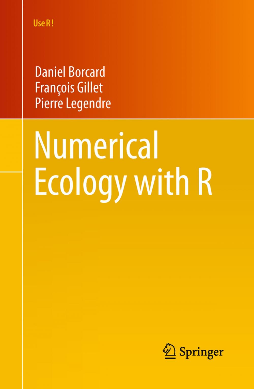 Big bigCover of Numerical Ecology with R