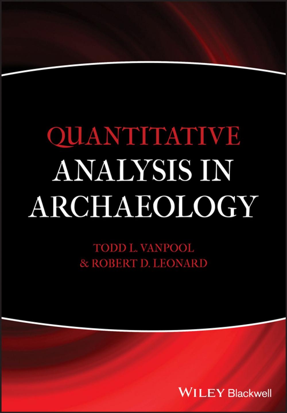 Big bigCover of Quantitative Analysis in Archaeology