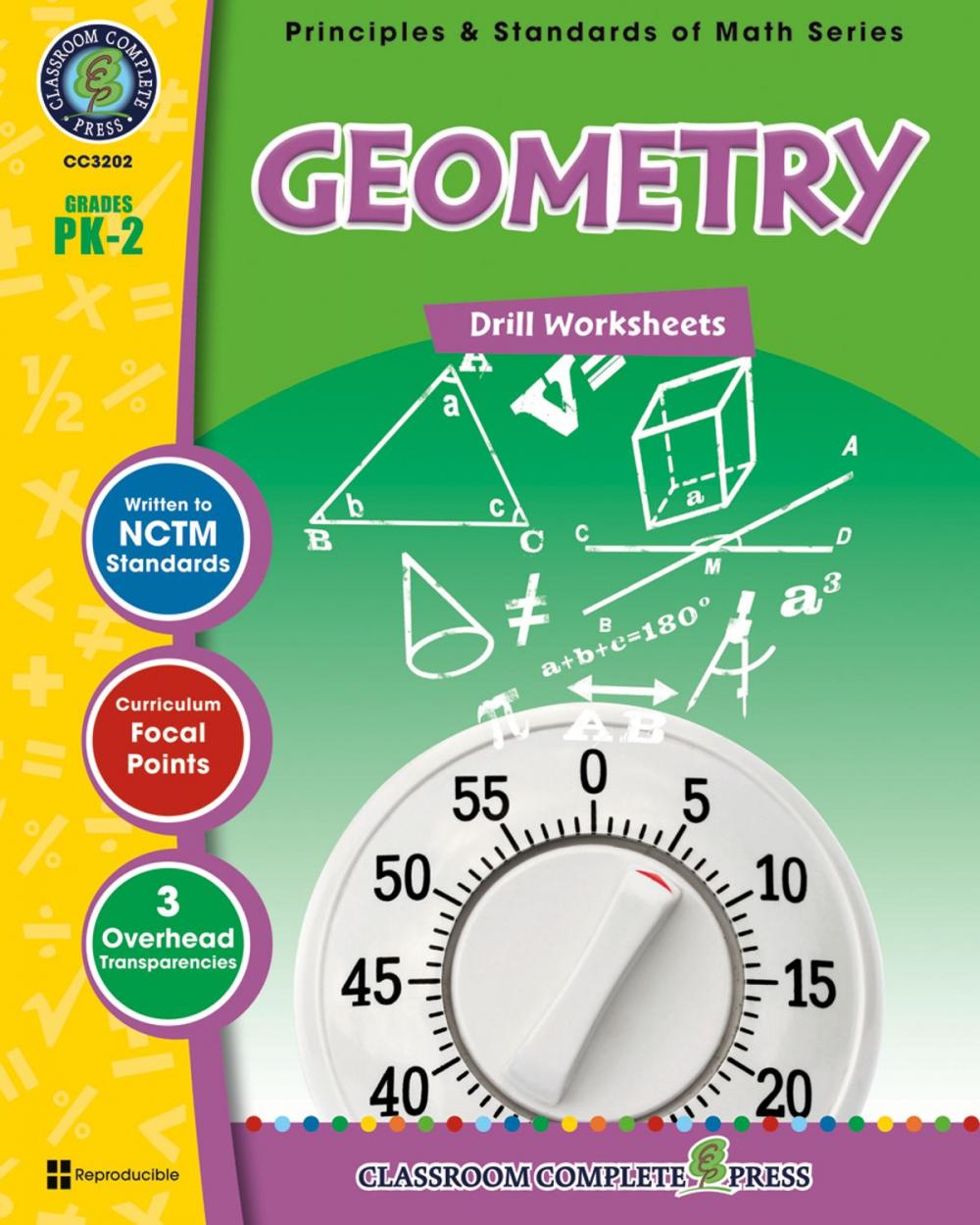 Big bigCover of Geometry - Drill Sheets Gr. PK-2