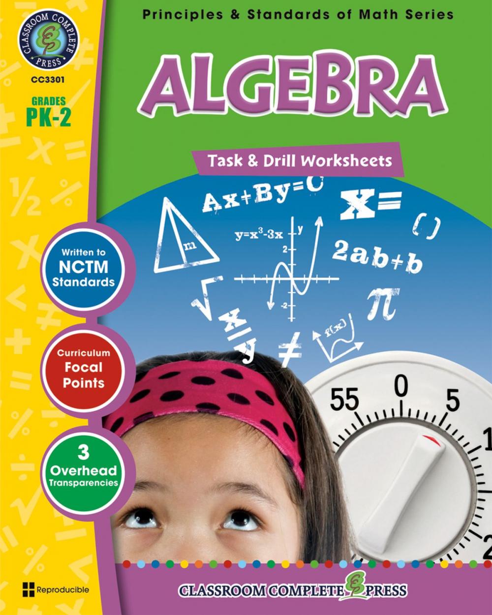 Big bigCover of Algebra - Task & Drill Sheets Gr. PK-2
