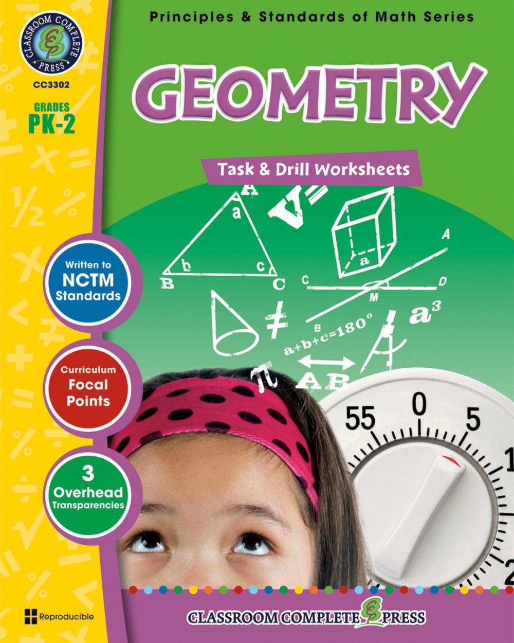 Big bigCover of Geometry - Task & Drill Sheets Gr. PK-2