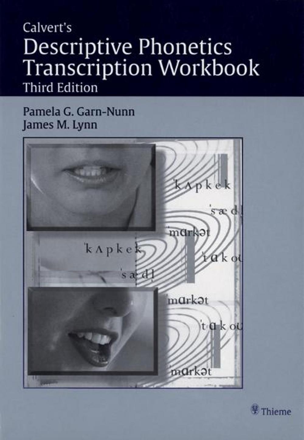 Big bigCover of Calvert's Descriptive Phonetics Transcription Workbook