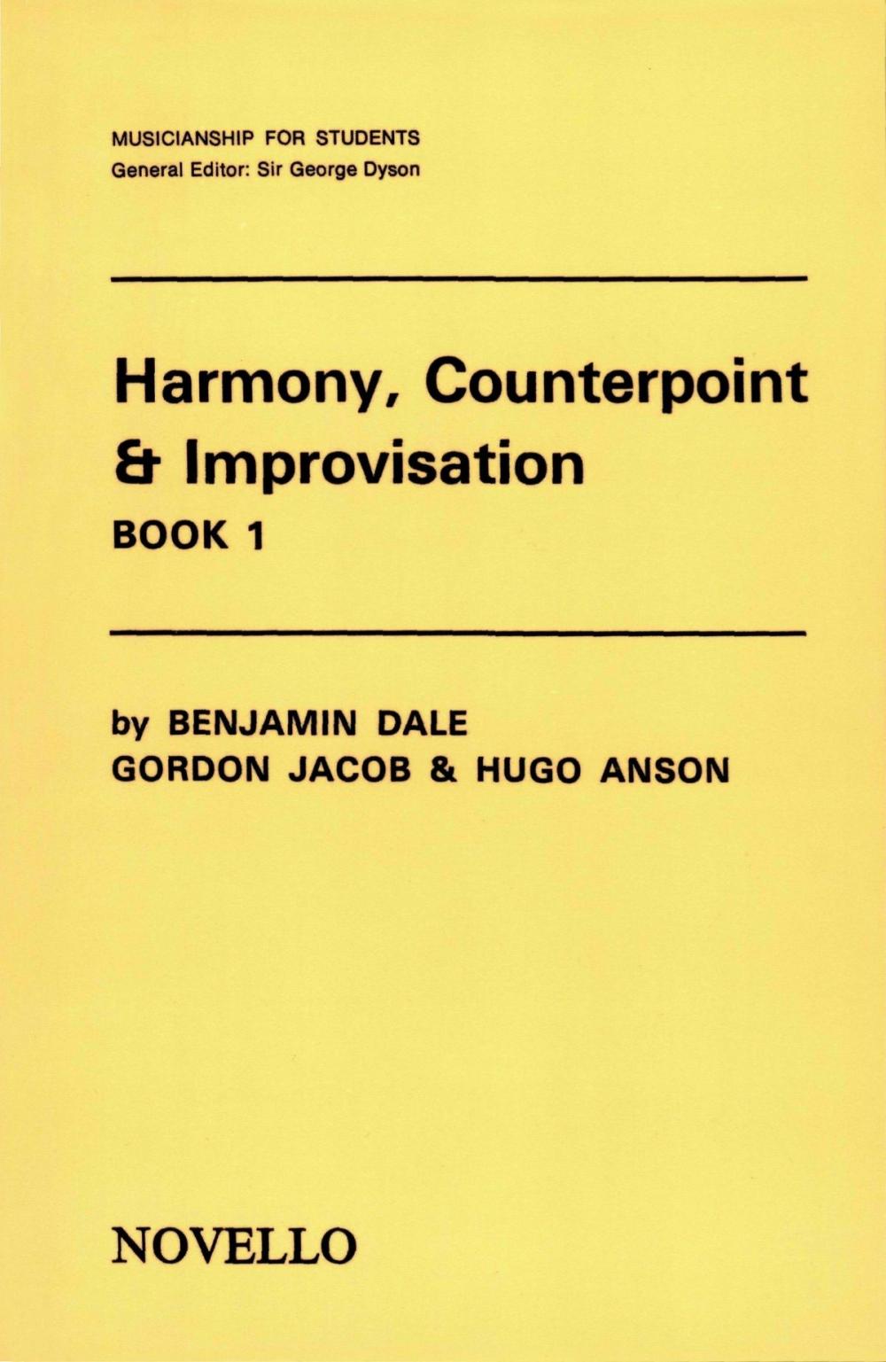 Big bigCover of Harmony, Counterpoint & Improvisation: Book 1