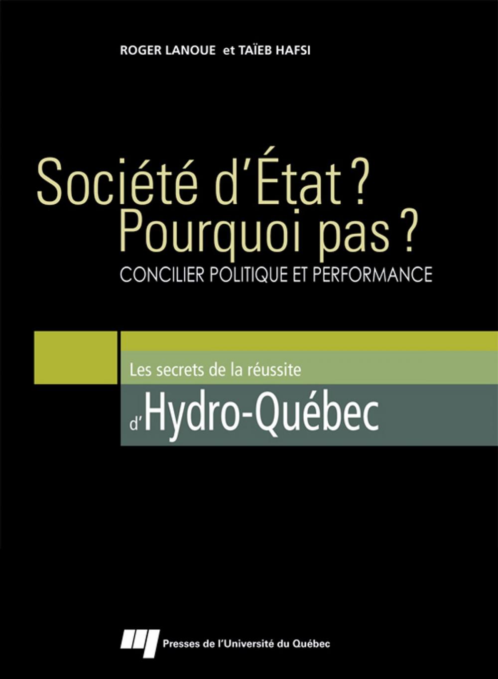 Big bigCover of Société d'État? Pourquoi pas?