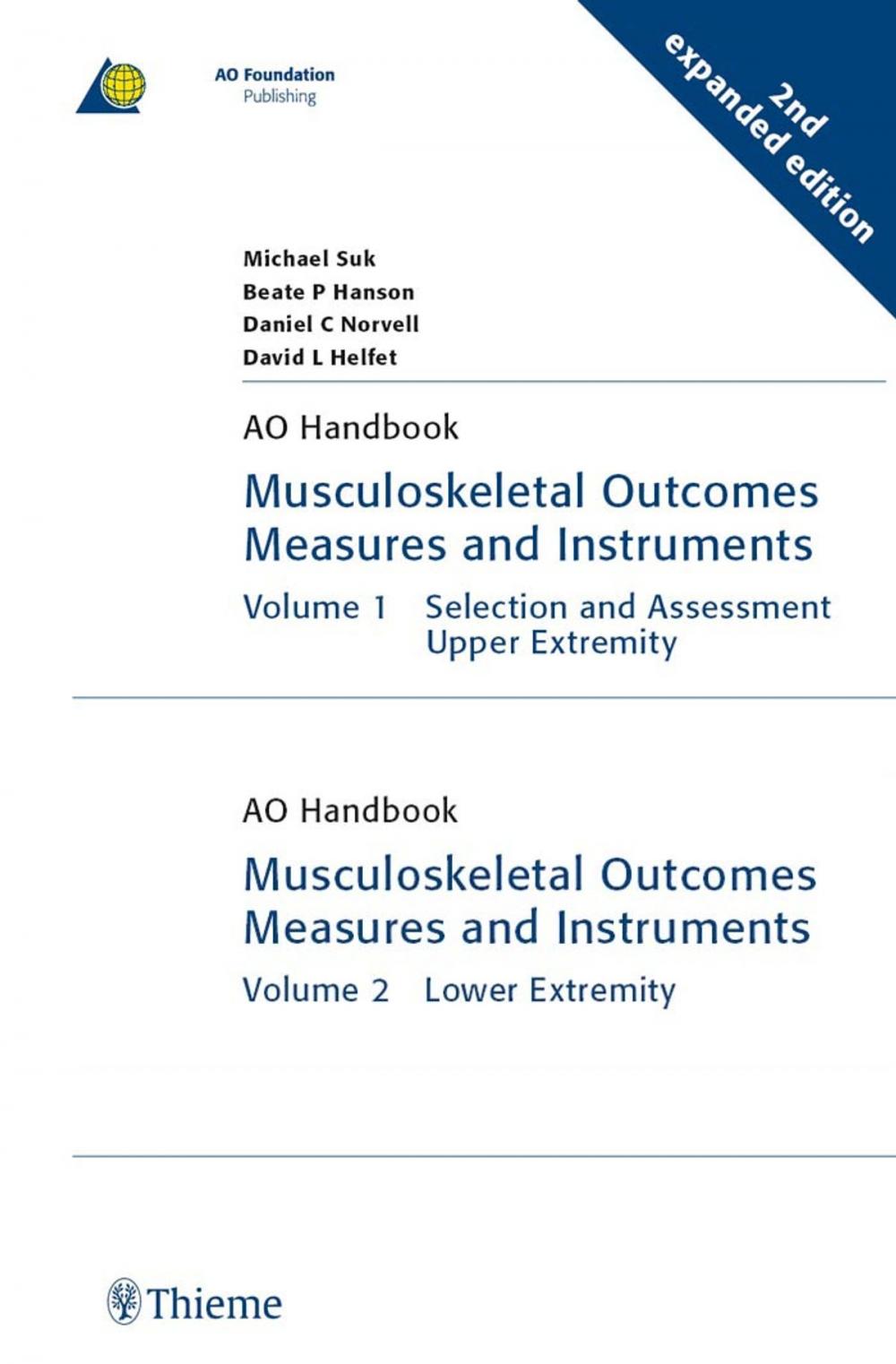 Big bigCover of Musculoskeletal Outcomes Measures and Instruments