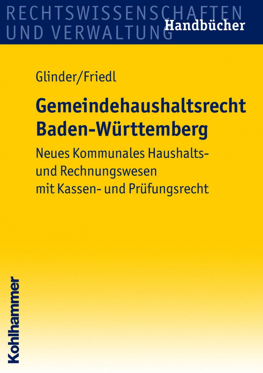 Big bigCover of Gemeindehaushaltsrecht Baden-Württemberg