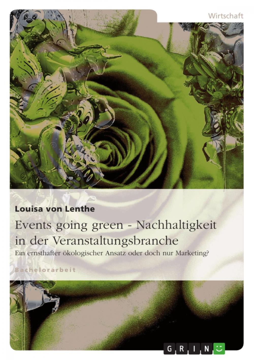 Big bigCover of Events going green - Nachhaltigkeit in der Veranstaltungsbranche