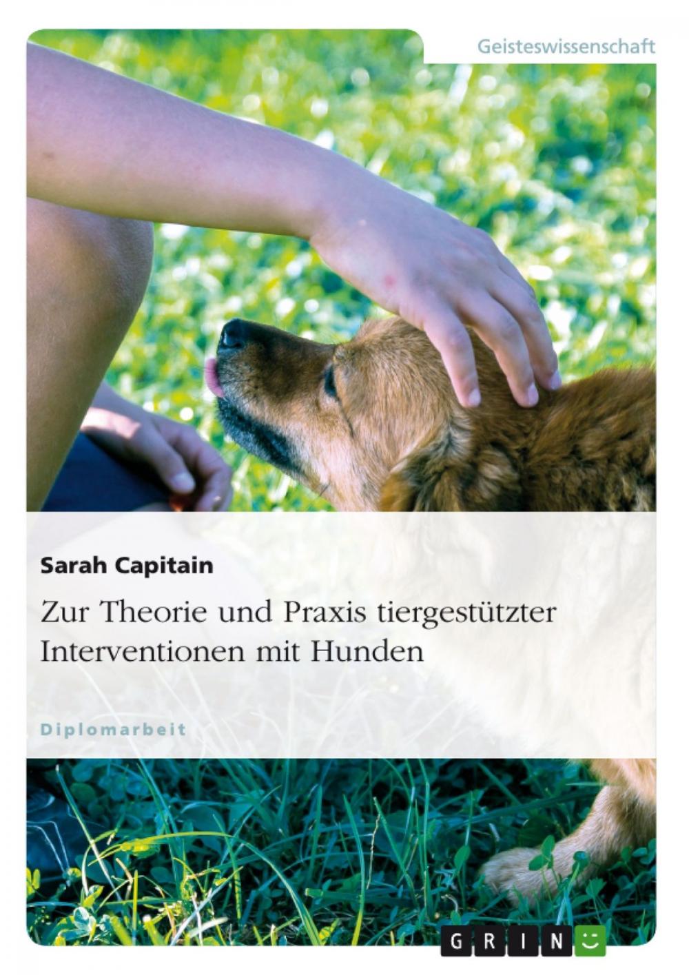 Big bigCover of Zur Theorie und Praxis tiergestützter Interventionen mit Hunden