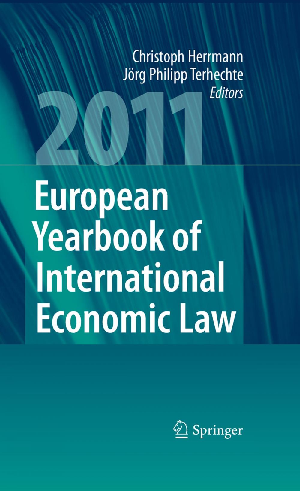 Big bigCover of European Yearbook of International Economic Law 2011