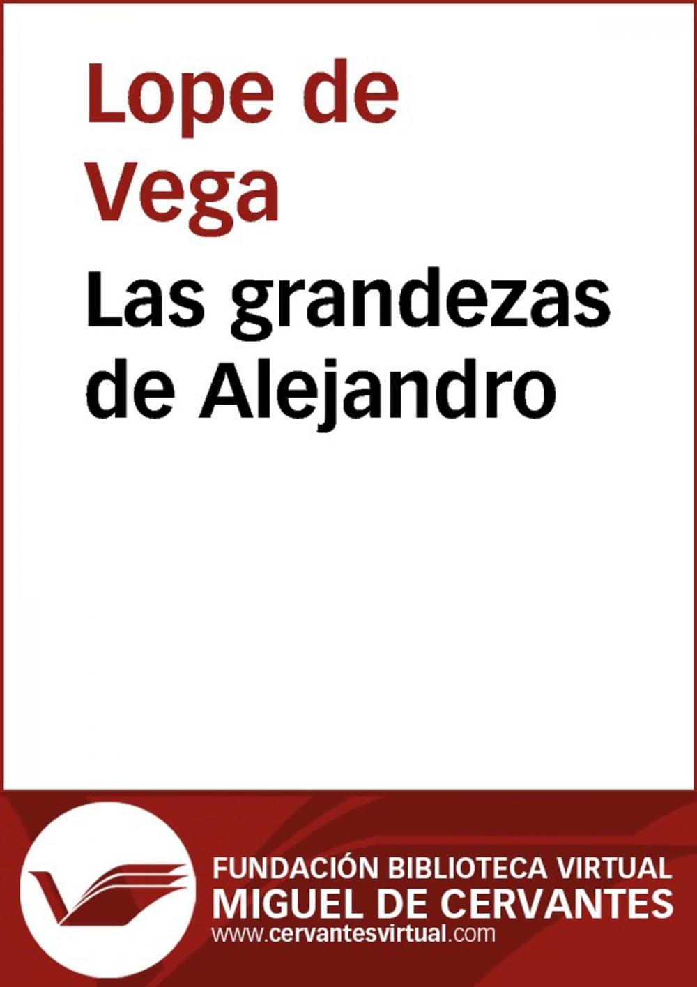 Big bigCover of Las grandezas de Alejandro