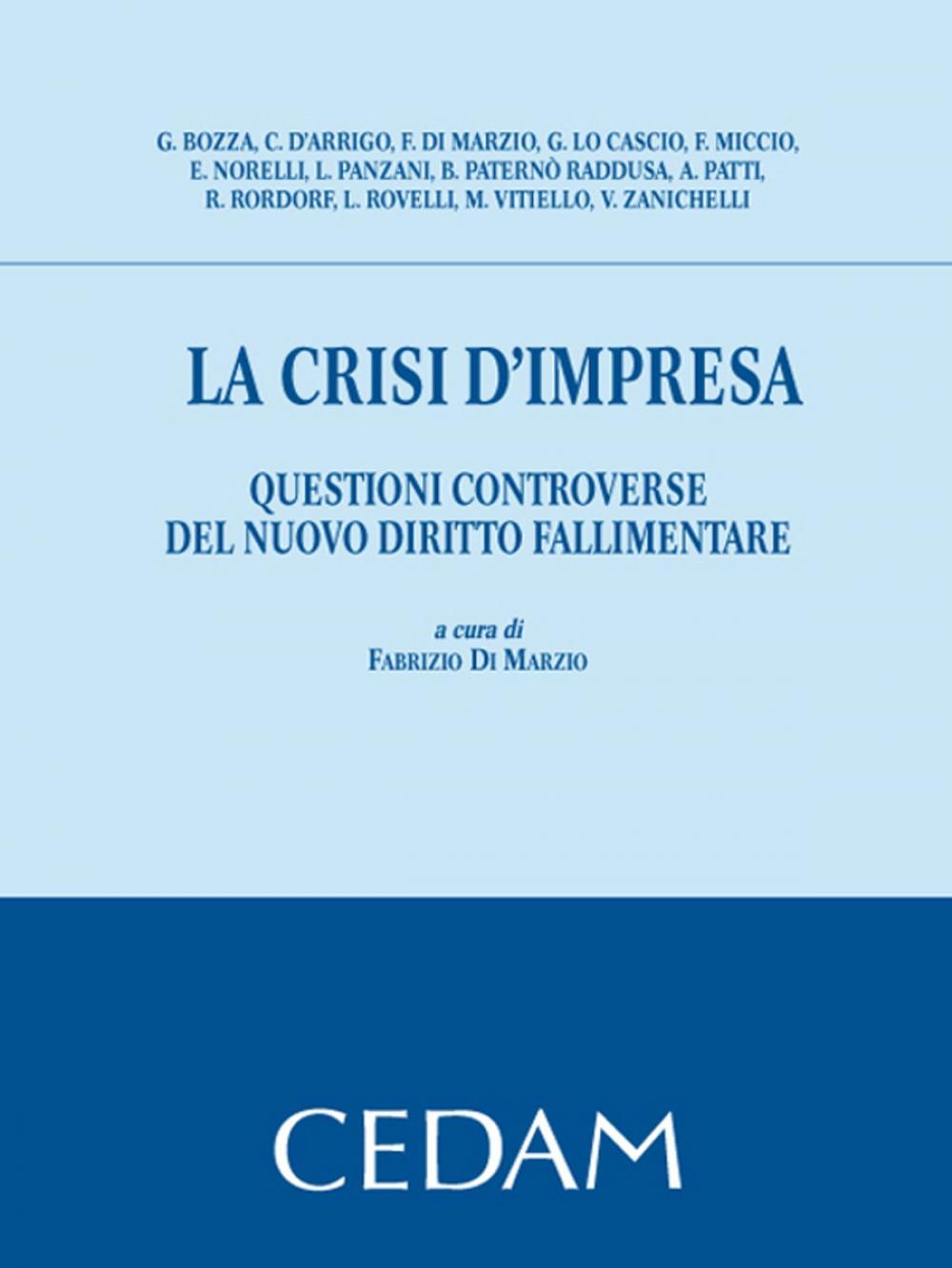 Big bigCover of La crisi d'impresa