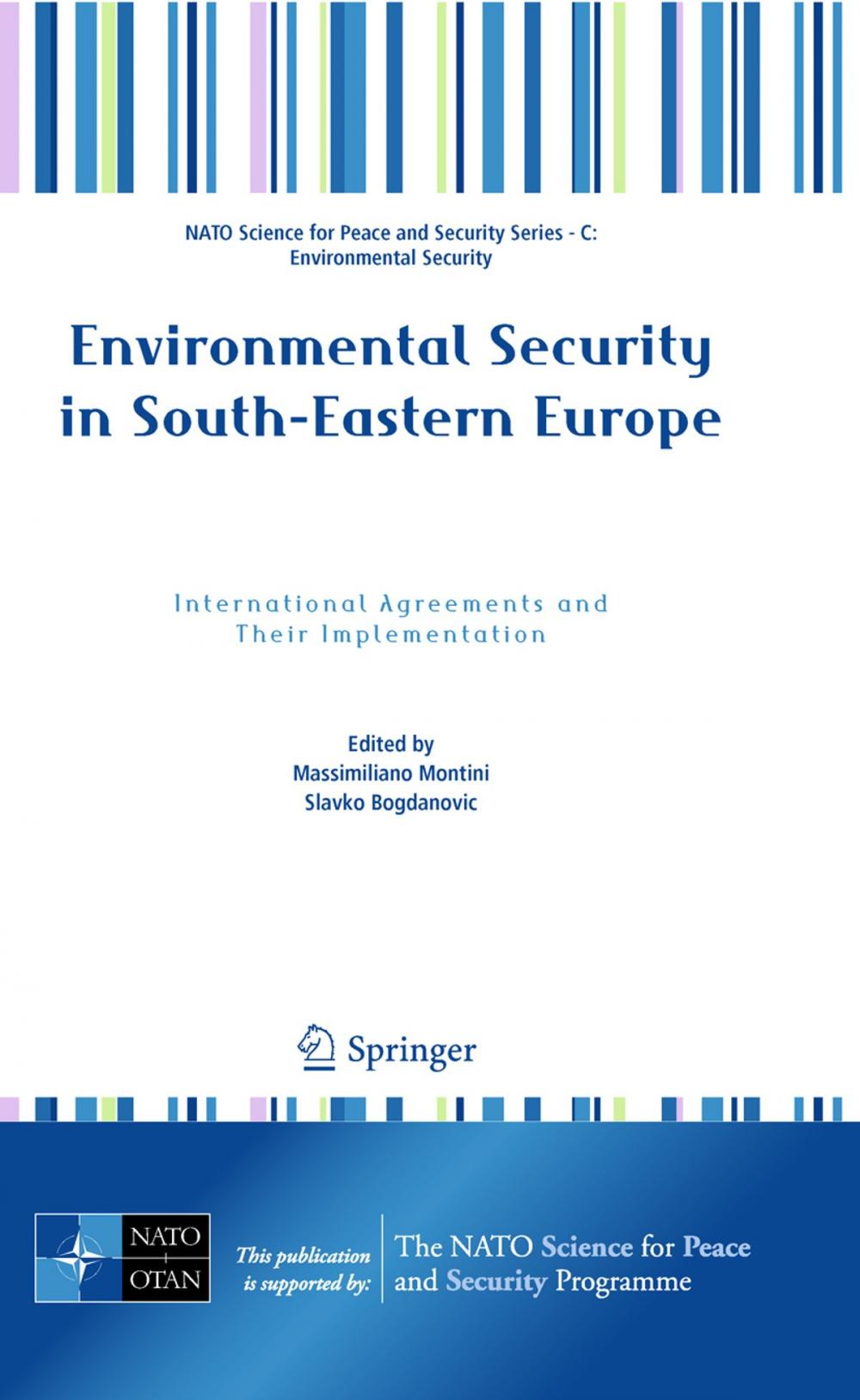 Big bigCover of Environmental Security in South-Eastern Europe