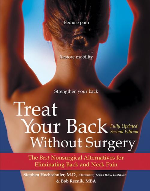 Cover of the book Treat Your Back Without Surgery by Stephen Hochschuler, M.D., Bob Reznik, M.B.A., Turner Publishing Company