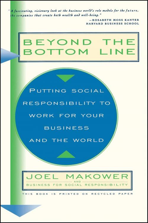 Cover of the book Beyond The Bottom Line by Joel Makower, Touchstone