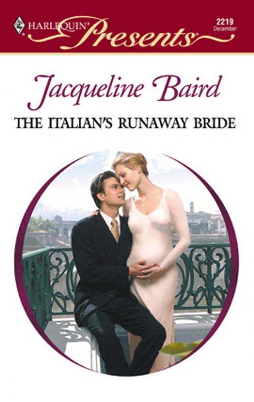 Cover of the book The Italian's Runaway Bride by Jacqueline Baird, Harlequin