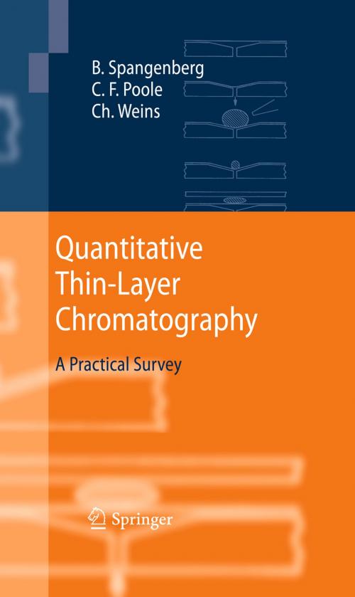 Cover of the book Quantitative Thin-Layer Chromatography by Bernd Spangenberg, Colin F. Poole, Christel Weins, Springer Berlin Heidelberg