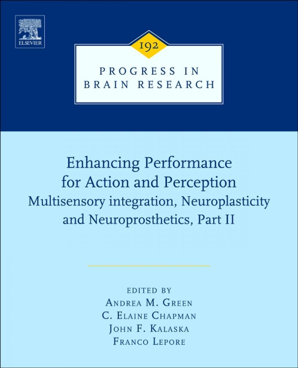 Big bigCover of Enhancing Performance for Action and Perception