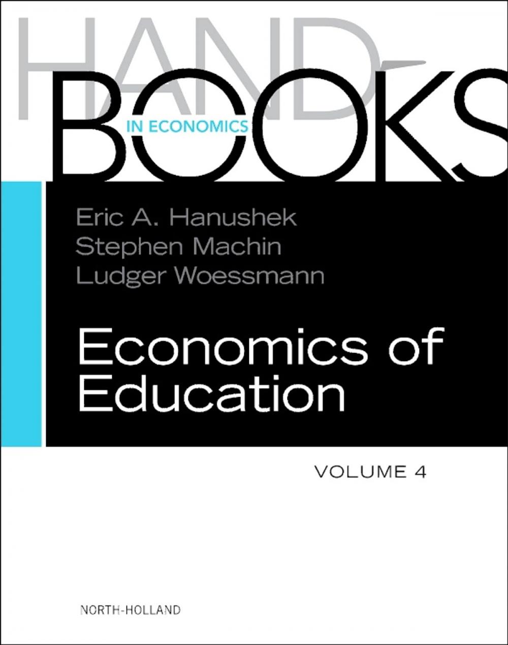 Big bigCover of Handbook of the Economics of Education