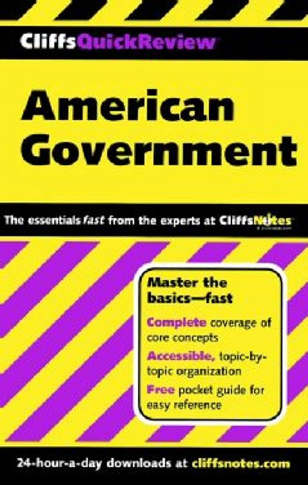 Big bigCover of CliffsQuickReview American Government