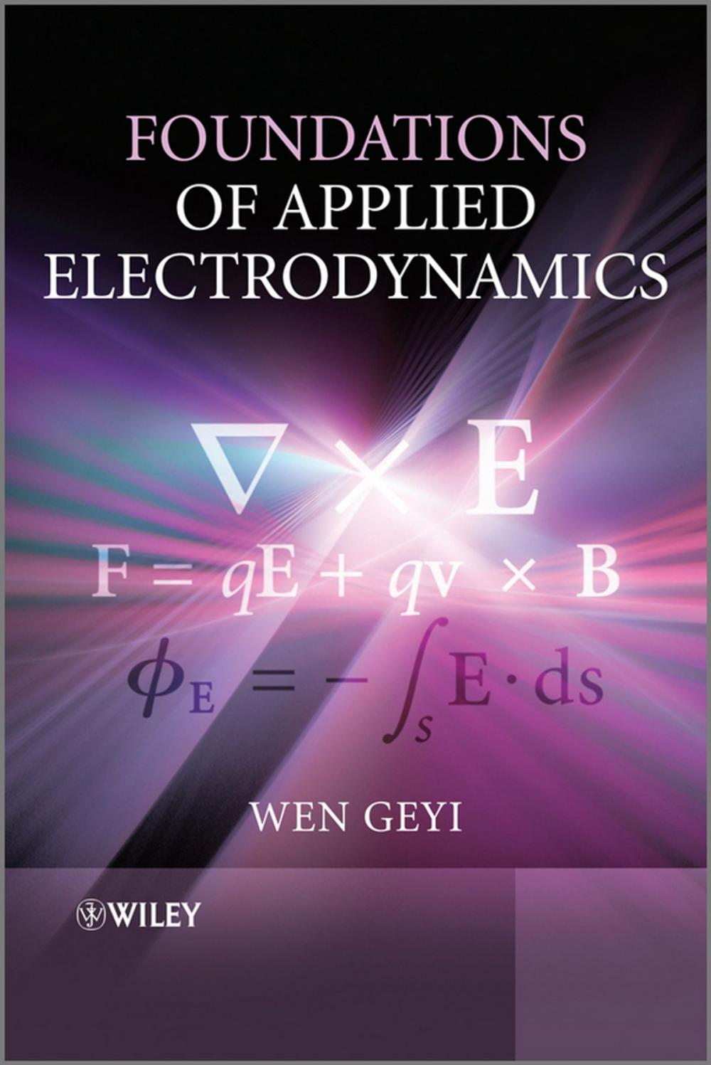 Big bigCover of Foundations of Applied Electrodynamics