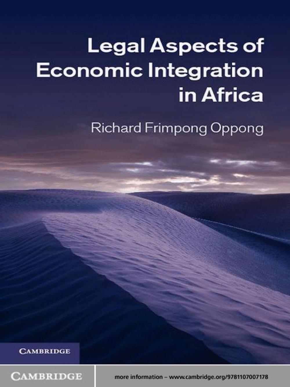 Big bigCover of Legal Aspects of Economic Integration in Africa