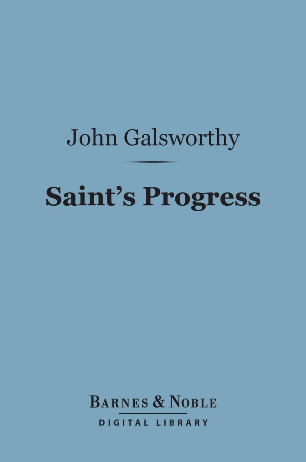 Big bigCover of Saint's Progress (Barnes & Noble Digital Library)