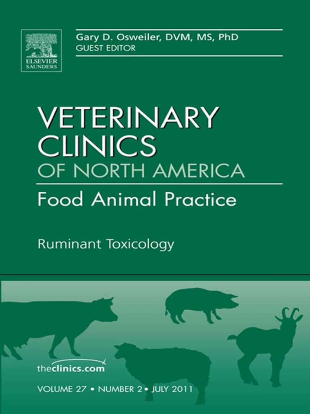 Big bigCover of Ruminant Toxicology, An Issue of Veterinary Clinics: Food Animal Practice - E-Book