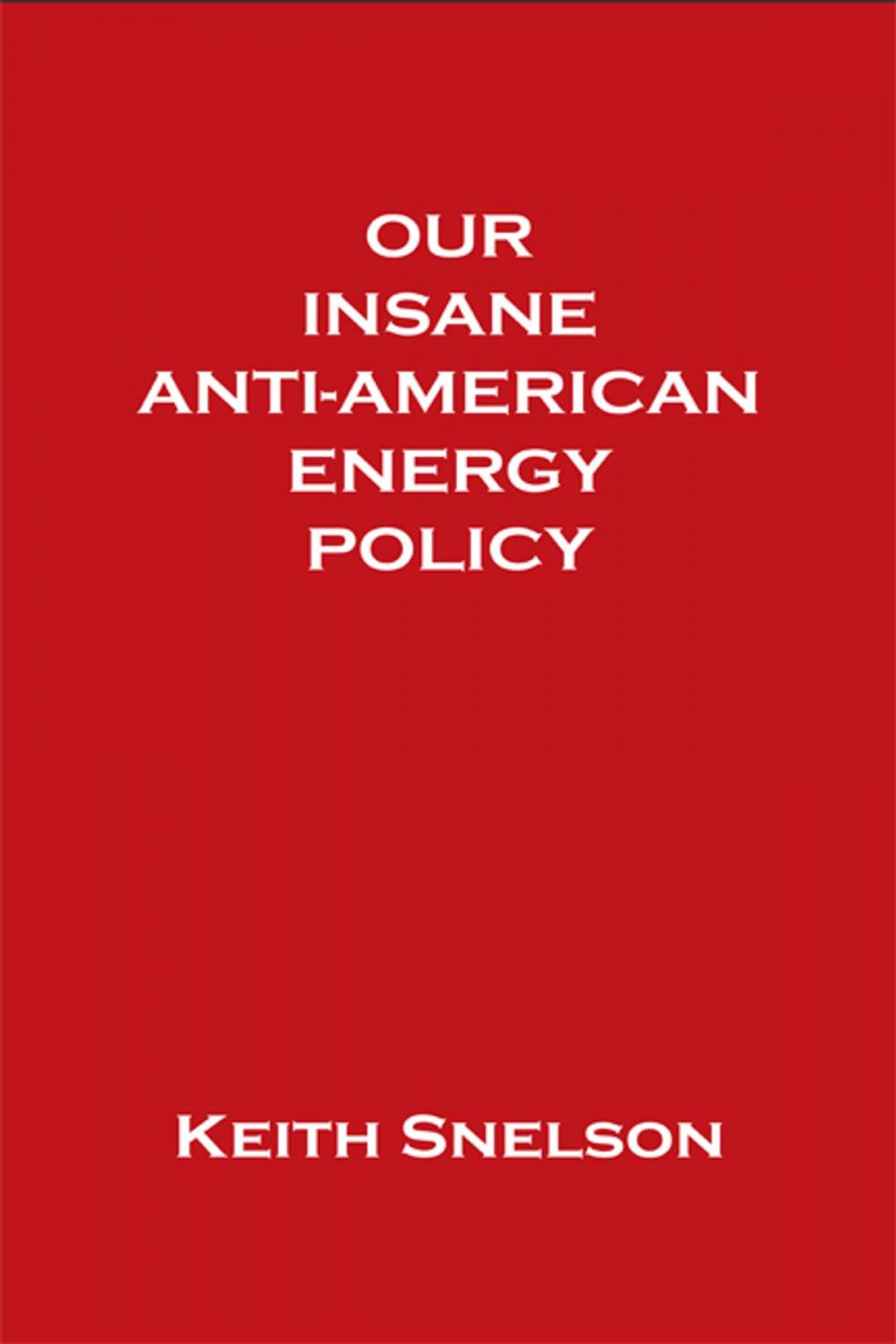 Big bigCover of Our Insane Anti-American Energy Policy