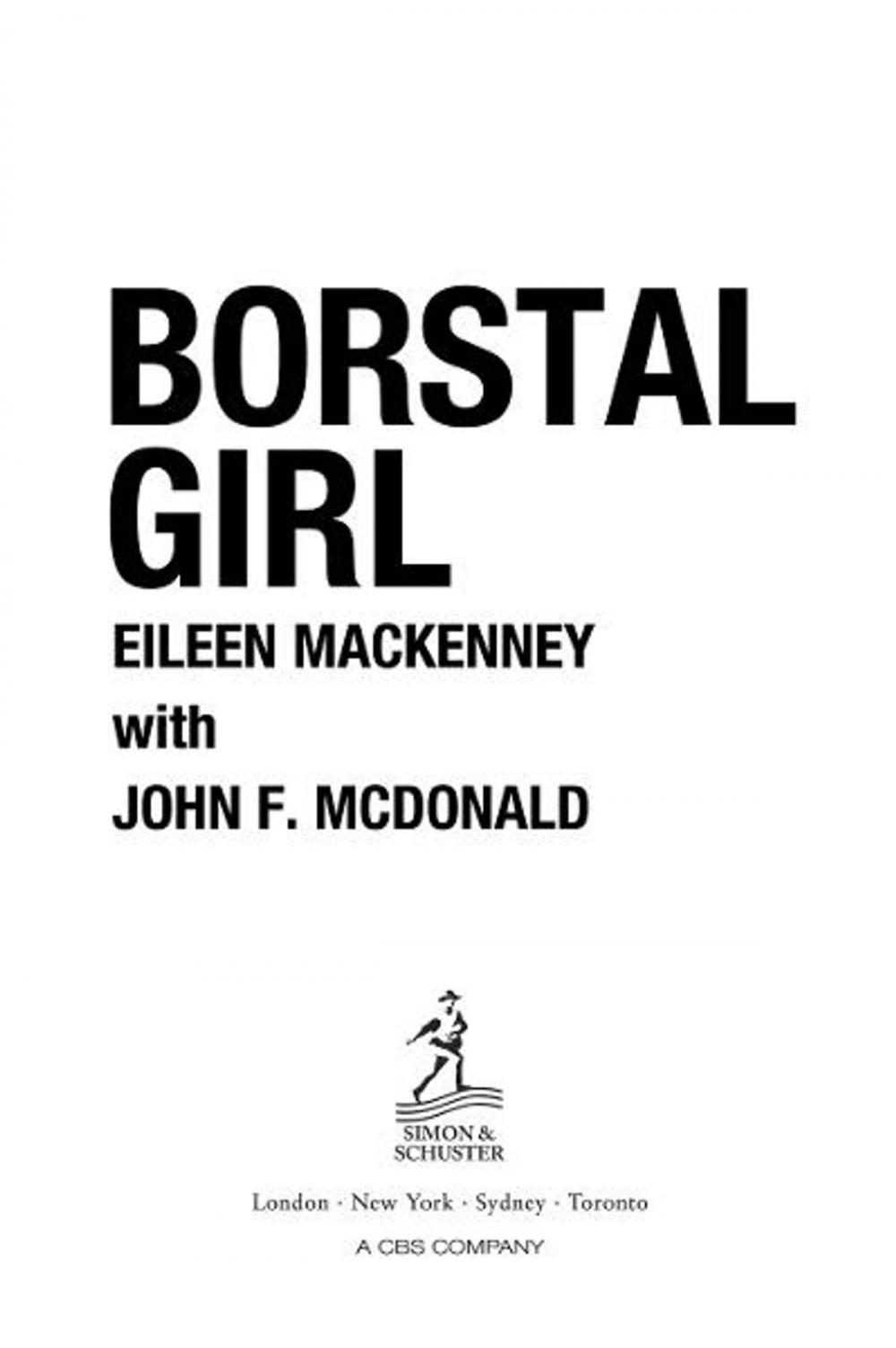 Big bigCover of Borstal Girl