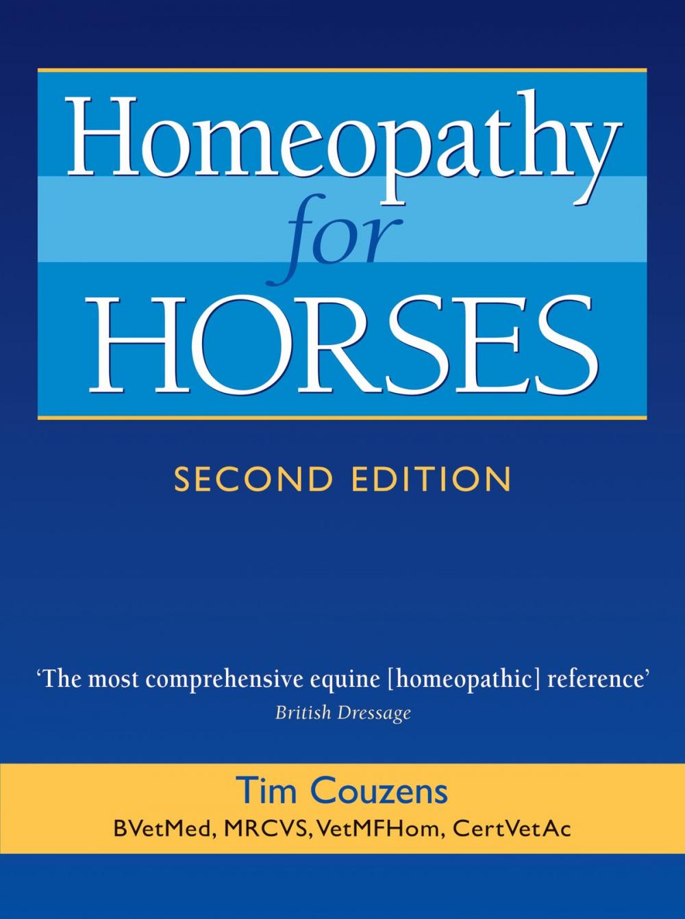 Big bigCover of Homeopathy for Horses