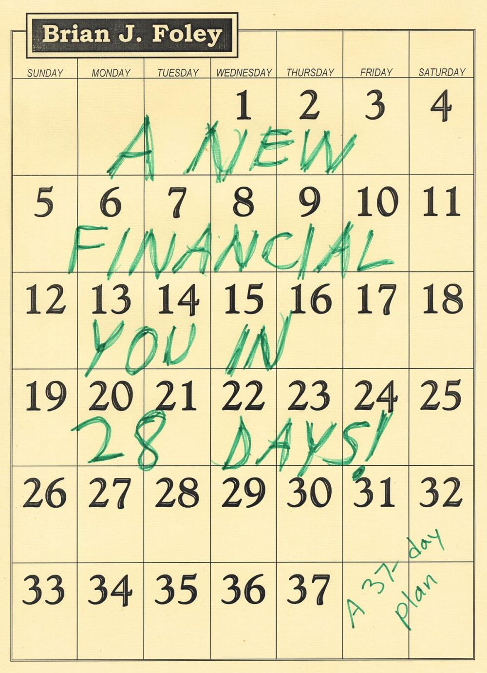 Big bigCover of A New Financial You in 28 Days! A 37-Day Plan