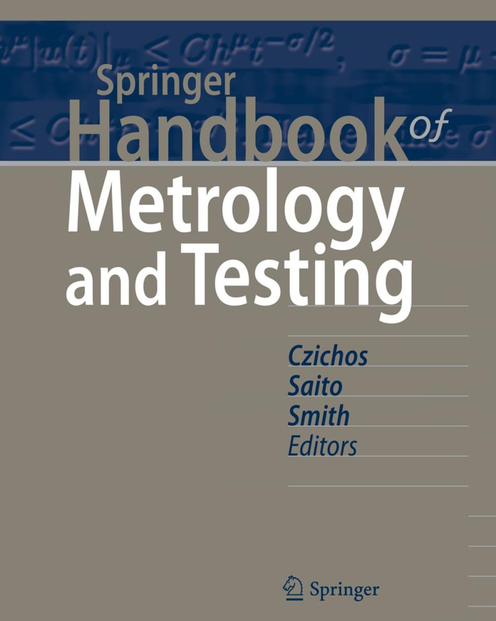 Big bigCover of Springer Handbook of Metrology and Testing