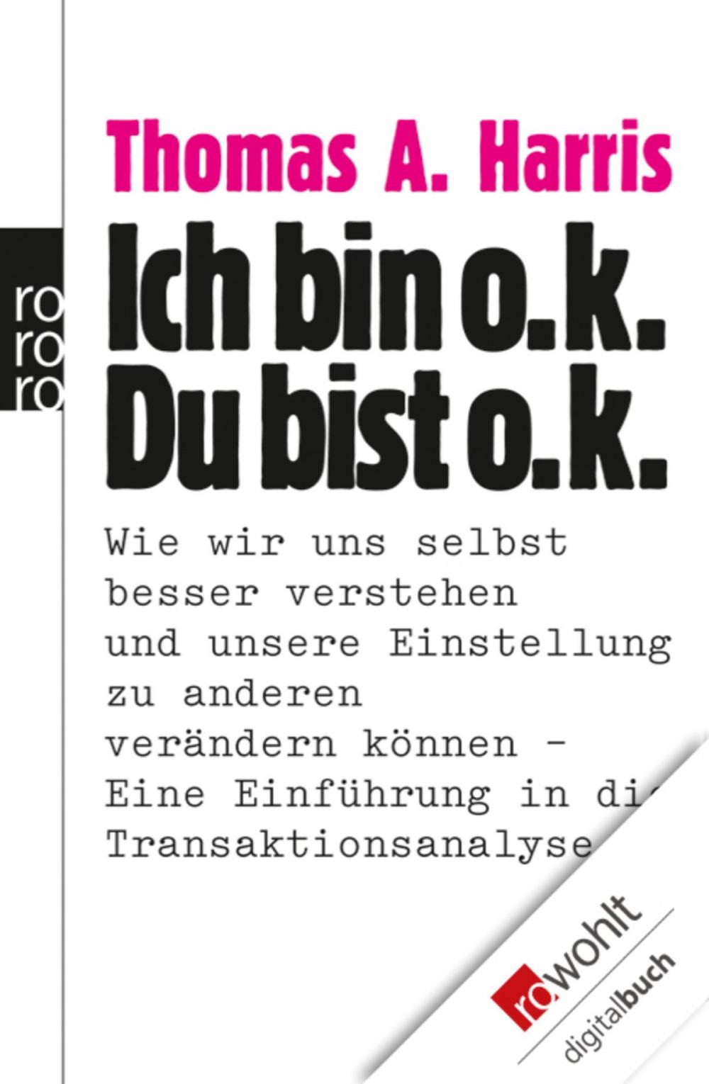 Big bigCover of Ich bin o.k. - Du bist o.k.