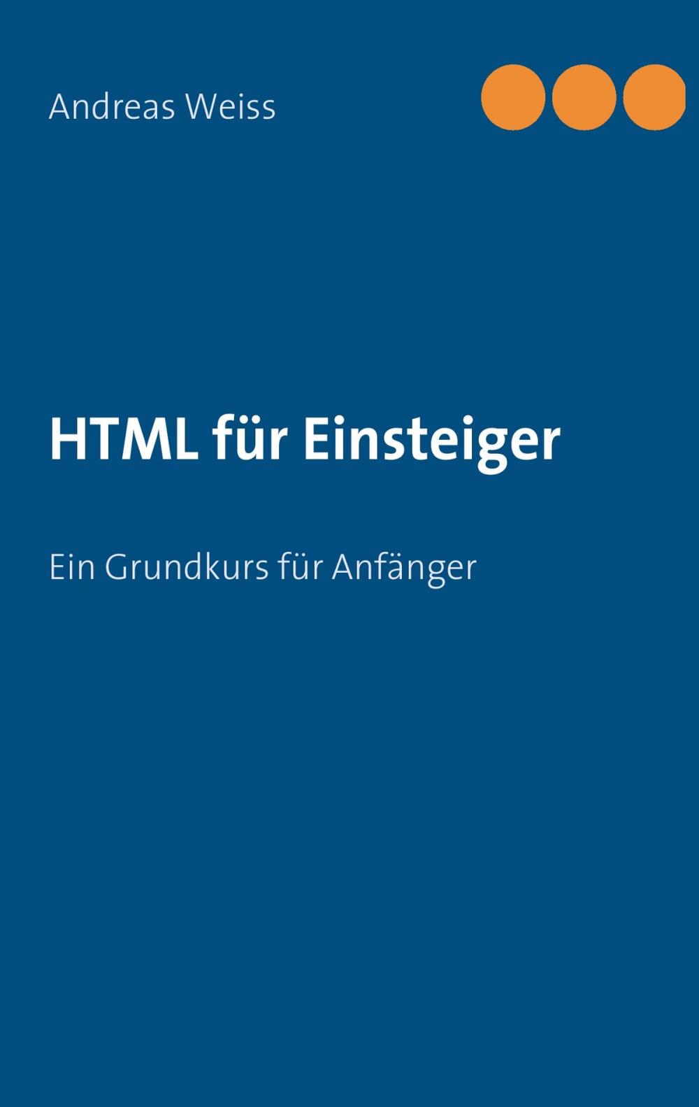 Big bigCover of HTML für Einsteiger