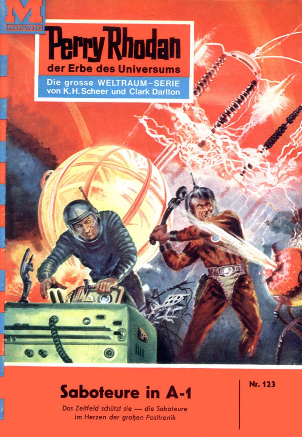 Big bigCover of Perry Rhodan 123: Saboteure in A-1