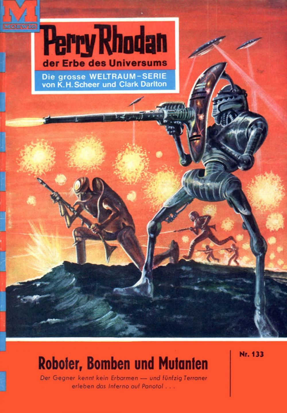 Big bigCover of Perry Rhodan 133: Roboter, Bomben und Mutanten