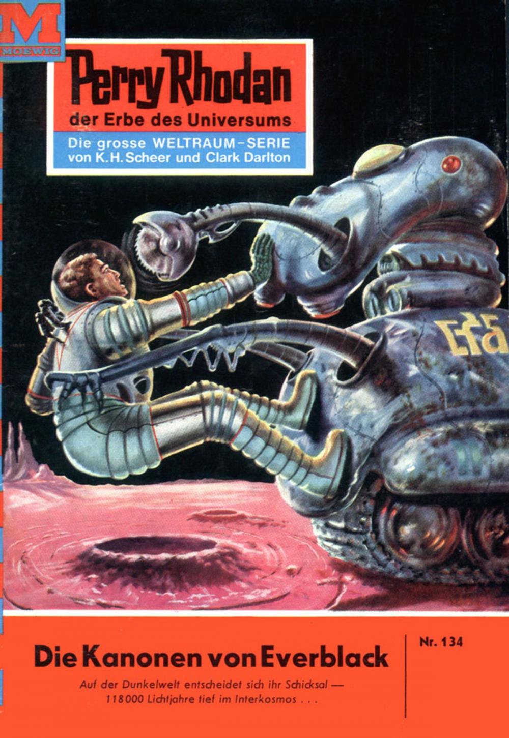 Big bigCover of Perry Rhodan 134: Die Kanonen von Everblack