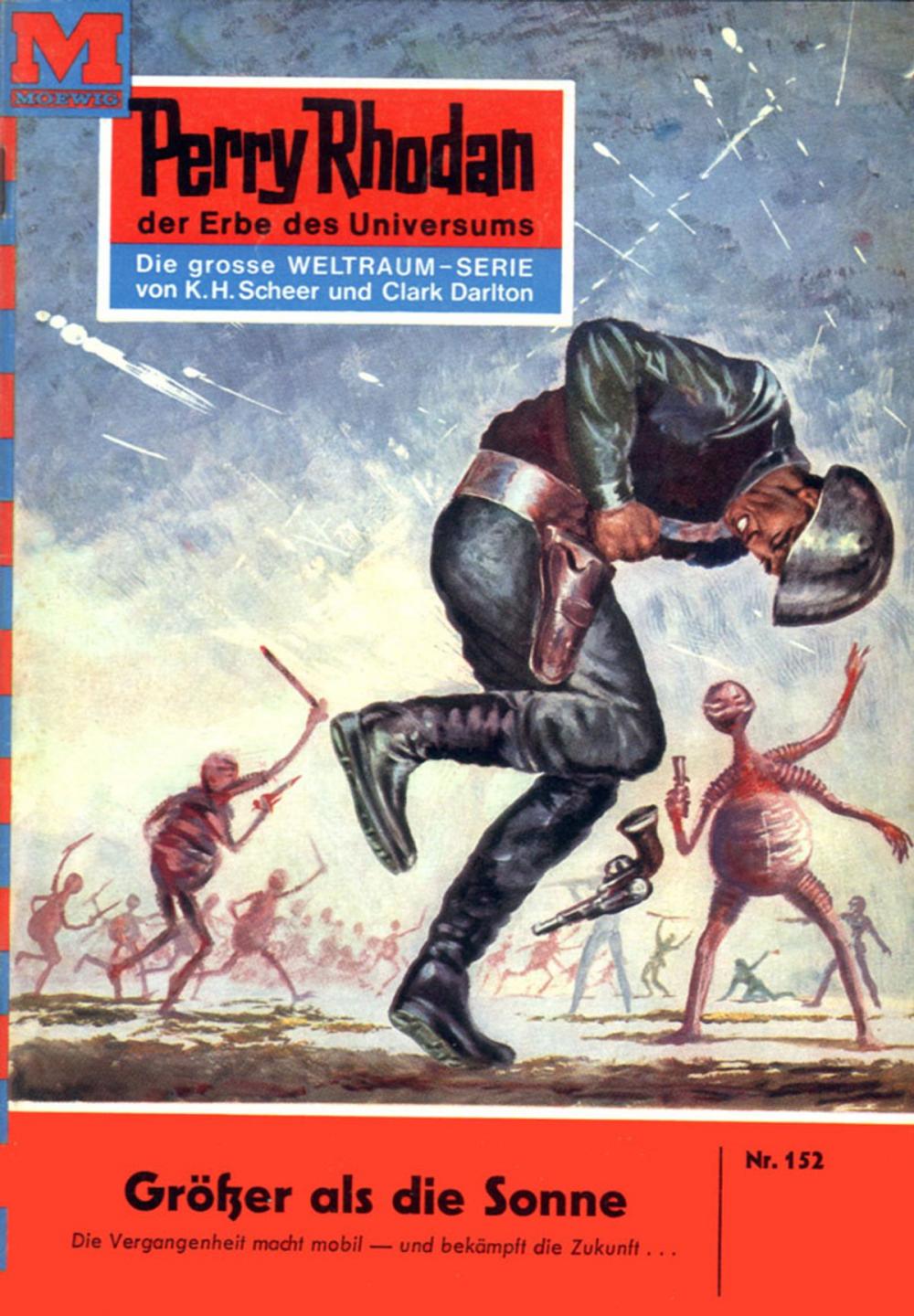 Big bigCover of Perry Rhodan 152: Größer als die Sonne...