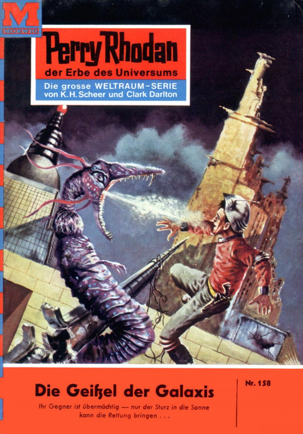 Big bigCover of Perry Rhodan 158: Die Geißel der Galaxis