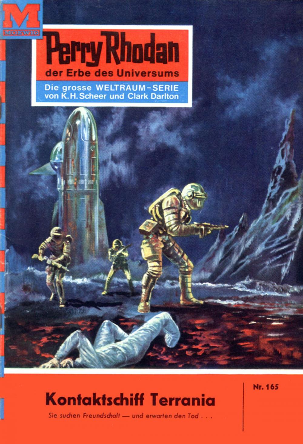 Big bigCover of Perry Rhodan 165: Kontaktschiff Terrania