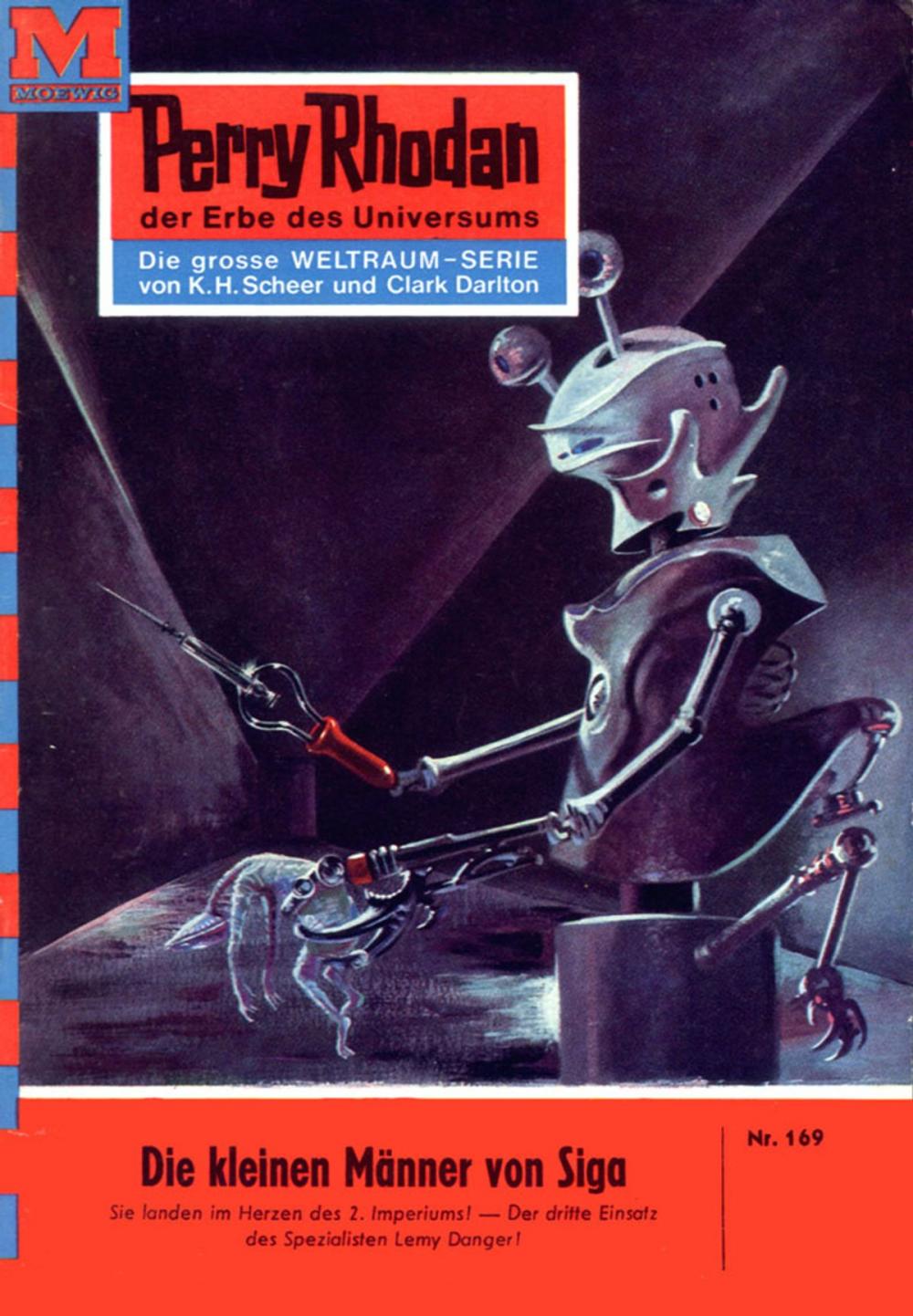 Big bigCover of Perry Rhodan 169: Die kleinen Männer von Siga