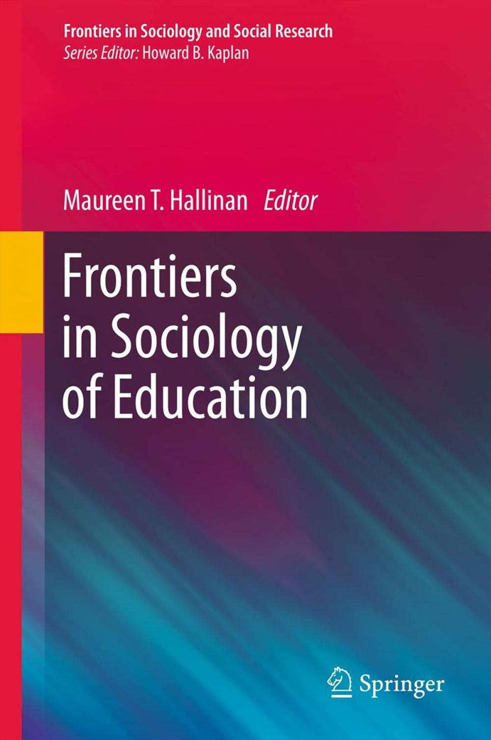 Big bigCover of Frontiers in Sociology of Education