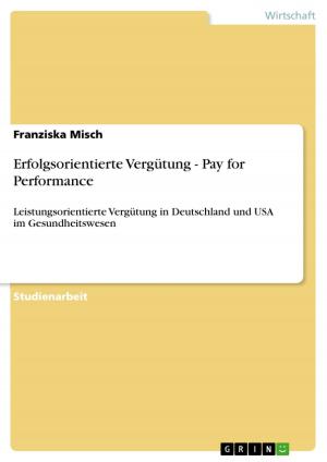 Cover of the book Erfolgsorientierte Vergütung - Pay for Performance by Franziska Letzel