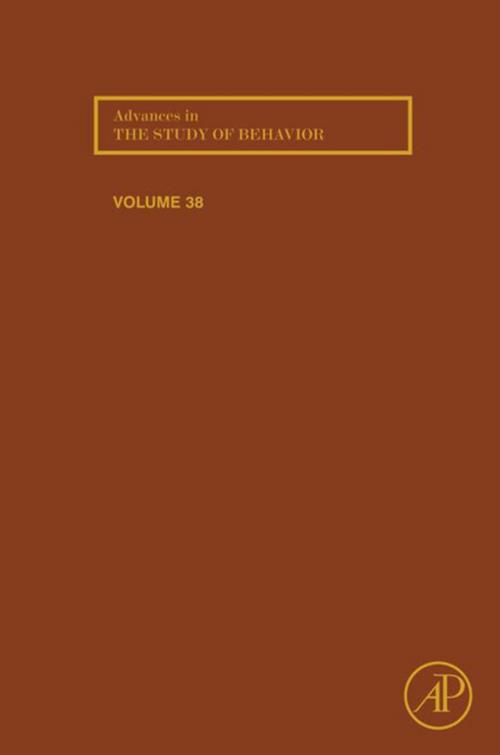 Cover of the book Advances in the Study of Behavior by , Elsevier Science