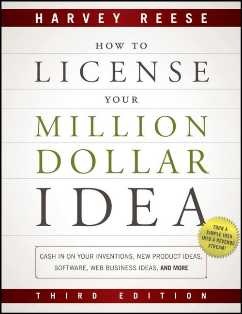 Cover of the book How to License Your Million Dollar Idea by Harvey Reese, Wiley