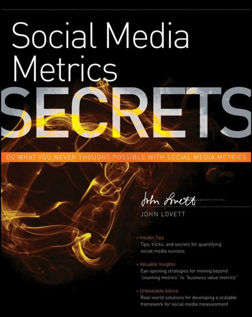 Cover of the book Social Media Metrics Secrets by John Lovett, Wiley