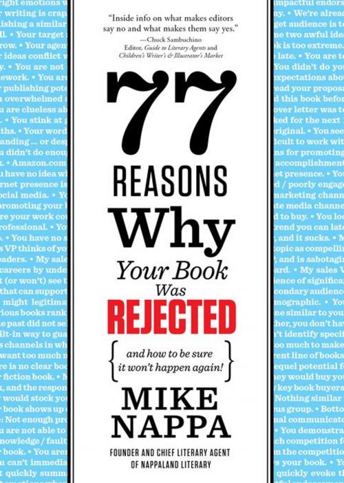 Cover of the book 77 Reasons Why Your Book Was Rejected by Mike Nappa, Sourcebooks